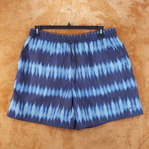 APC Mens Swimwear XXL Blue Stripe Swim Trunks Pockets BOBBY $215